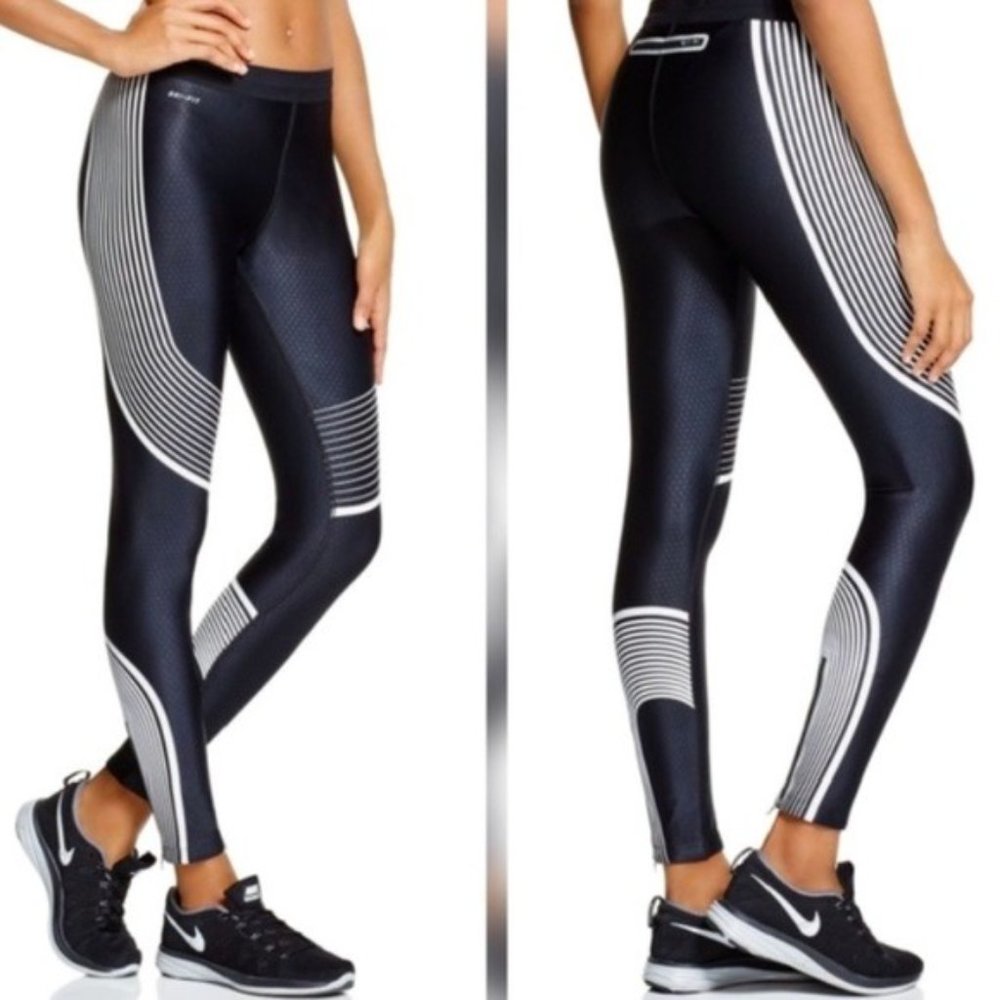 Nike Power Speed Running Tights Black & White